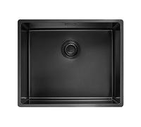 Franke Mythos Masterpiece BXM 210/110-50 - Fregadero de acero inoxidable (127.0650.363), color antracita