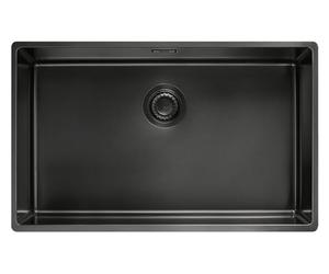 Franke Mythos Masterpiece BXM 210/110-68 - Fregadero de acero inoxidable (127.0650.364), color antracita