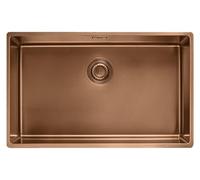 Franke Mythos Masterpiece Fre 210/110-68 - Fregadero Inox Cobre Mueble De 80Cm