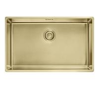 Franke Mythos Masterpiece FRE 210/110-68 - Fregadero inox oro mueble de 80cm