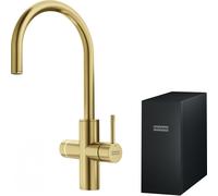 Franke Mythos Water Hub All In One grifo de cocina con filtro de pie oro/oro arcaico 160.0731.755