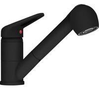 Franke Prince II grifo de cocina de pie negro 115.0659.840