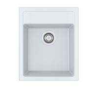 Franke Sirius fregadero tectonite 53x43 cm blanco 114.0496.101