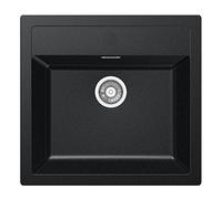 Franke Tectonite Sirius 610 114.0205.049 Onyx - Fregadero empotrable, cromo, 560 x 530 mm