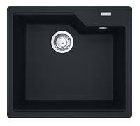 Franke Urban UBG 610-50 - Fregadero negro mate encastre mueble 60cm