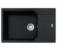Franke Urban UBG 611-78L - Fregadero negro mate