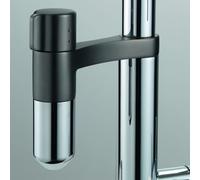 Franke Vital Standalone Caño Fijo Cromo / Gun Metal Obenbedienung