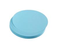 Franken 10 18 - Tarjetas Circulares para memorizar (diámetro de 9,5 cm, 500 Unidades), Color Azul Claro