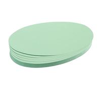 Franken 1119 19 - Tarjetas ovaladas para memorizar (11 x 19 cm, 500 Unidades), Color Verde Claro