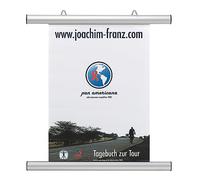 Franken BS1002 - Listón de sujeción 50 cm, Color Plata (2 Unidades)