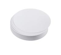 Franken - Fichas de memoria circulares (14 cm de diámetro, 130 g/m², 500 unidades), color blanco