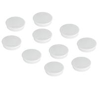Franken HMS36 09 - Imán (38 mm, capacidad para 2500 g), color Blanco, paquete de 10