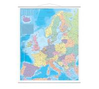Franken KAM700 - Mapa de Europa, laminado, se puede escribir en él, 137 x 97 cm