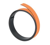 Franken M802 05 - Cinta magnética, 100 cm x 10 mm, grosor: 1 mm, color naranja