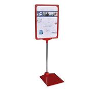 Franken PSM A4 01 - Soporte para precios (tamaño A4), color rojo