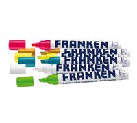 Franken - Rotulador para pizarra Se seca rápido, base de agua Punta en cuña Colo