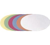 Franken 1119 18 - Tarjetas ovaladas para memorizar (11 x 19 cm, 500 Unidades), Color Azul Claro