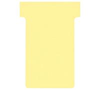 Franken TK204 - Tarjetas en T, tamaño 2, para módulos de tarjetas, 59 mm, estuche con 100 unidades, color amarillo
