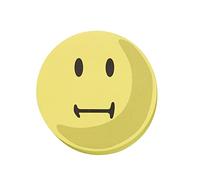 Franken Wertungsymbole Smilie neutral/UMZ 10 S2 Ø 10cm amarillo 130g/qm Inh.100