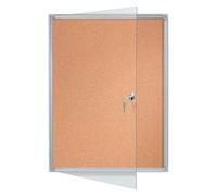 Franken X-TRA Línea FS9 Display Gabinete de 9 x A4 / Puertas dobles 73 x 98 x 3,5 cm de Brown
