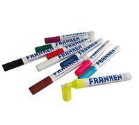 Franken ZKM marcadores 96 tiza, punta de cincel 2.5 mm, 10 piezas, colores surtidos