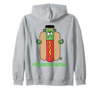 Frankenfurter Funny Halloween Hot Dog Monster Sudadera con Capucha