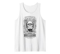 Frankenstein Monstruo Halloween Billete Horror Dólar Dinero Camiseta sin Mangas