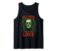 Frankenstein Necesito Amor | Grunge Horror Halloween Camiseta sin Mangas