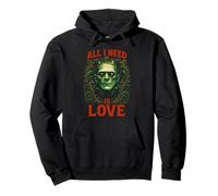 Frankenstein Necesito Amor | Grunge Horror Halloween Sudadera con Capucha
