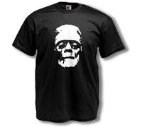Frankensteins Monster T-Shirt - Boris Karloff - Vintage Horror Film Classic tee T-Shirt Black 3XL