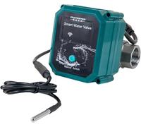 FrankEver Powered by Shelly Smart Water Valve DN15 - Válvula de agua inteligente, certificado de agua potable (NSF), control preciso de válvula, compatible con el sensor de temperatura DS18B20, no