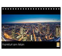 Frankfurt am Main (Tischkalender 2026 DIN A5 quer), CALVENDO Monatskalender: Atemberaubende Bilder, die Frankfurt aus verschiedenen Blickwinkeln beleuchten.