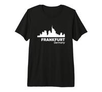 Frankfurt Germany Sky Line City Sky Line Camiseta Premium