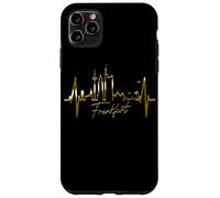 Frankfurt Skyline Heartbeat Alemán I Love Frankfurt Am Main Carcasa para iPhone 11 Pro MAX
