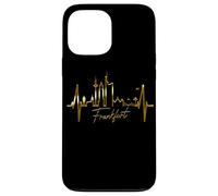 Frankfurt Skyline Heartbeat Alemán I Love Frankfurt Am Main Carcasa para iPhone 13 Pro MAX