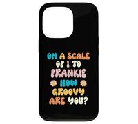 Frankie Cute Retro Girls Groovy Frankie Personalized Name Carcasa para iPhone 13 Pro