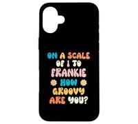 Frankie Cute Retro Girls Groovy Frankie Personalized Name Carcasa para iPhone 16 Plus