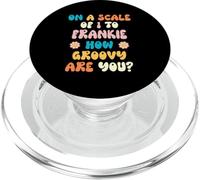 Frankie Cute Retro Girls Groovy Frankie Personalized Name PopSockets PopGrip para MagSafe