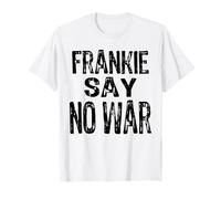 Frankie Retro de los 80 en Tiempos de Guerra no Dice Mensaje político de Guerra Camiseta