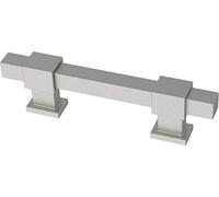 Franklin Brass Adjusta-Pull P44367-SNM-B - Barra cuadrada ajustable (5 unidades) tiradores ajustables para cajones/gabinetes de 1-3/8 a 4 pulgadas entre agujeros centrales y puertas de cocina, cajones