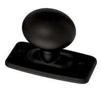 Franklin Brass Iron Craft P28198K-FB-B - Juego de 5 pomos para gabinetes, cajones de cómodas, cocinas, puertas y baños, 1-1/4 pulgadas, color negro mate