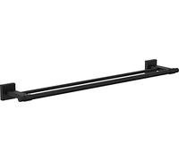 Franklin Brass Maxted - Toallero Doble de 24 Pulgadas, Negro Mate, Accesorios de baño, MAX25-FB