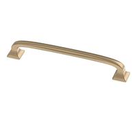 Franklin Brass P29614K-CZ-B1 - Manija para cajón de gabinete Lombard de 128 mm, dorado, paquete de 10