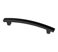 Franklin Brass P29616K-FB-B1 - Manija para cajón de gabinete Pierce de 128 mm, negro, paquete de 10