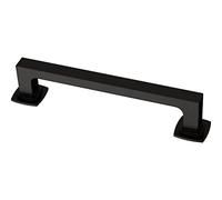 Franklin Brass P41771K-FB-B1 - Manija para cajón de gabinete Parow de 5-1/16 pulgadas (128 mm), color negro, paquete de 10