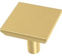 Franklin Brass Perillas de gabinete biseladas simples (paquete de 10) modernas herrajes dorados para cocina, tiradores de cajones, aparadores, puertas de armario, 1-1/8 pies P40847K-117-C