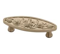 Franklin Brass Seaside Cottage PBF663-CZ-B2 - Paquete de 5 manijas ovaladas de bronce champán de 3 pulgadas para gabinetes y cajones, herrajes para gabinetes, cómodas, cajones