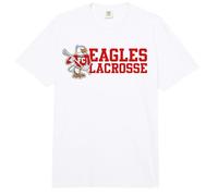 Franklin County Lacrosse Club Eagle Design Comfort Colors Adult Heavyweight T-Shirt