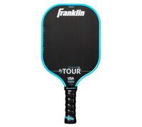 Franklin Sport Pro - Palas de Pickleball - Raquetas de Fibra de Carbono de la Serie FS Tour - Aprobado Oficial de Estados Unidos (USAPA) - Tempo Pro Player - Núcleo de polímero de 16 mm - Azul