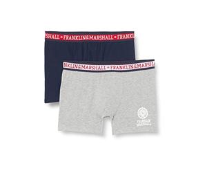 FRANKLIN & MARSHALL Optio Ropa Interior Light Grey Melange/Blue/White/L